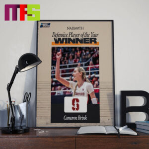 Cameron Brink 2024 Naismith Trophy Defensive Player Of The Year Home Decor Poster Canvas