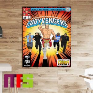 Cody Rhodes Codyvengers Finish The Story Comics Book Cover Art Home Decor Poster Canvas