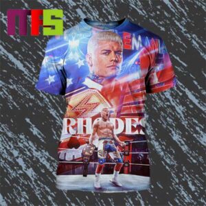 Cody Rhodes New Undisputed WWE Universal Champion 2024 Wrestlemania XL Finish The Story All Over Print Shirt