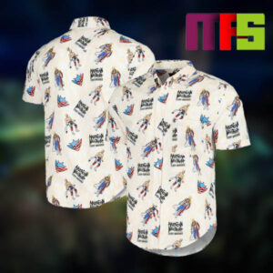 Cody Rhodes The American Nightmare Logo Cream Button Up Hawaiian Shirt