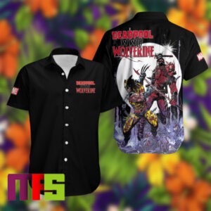 Deadpool And Wolverine World War III WWIII In May 2024 Button Up Hawaiian Shirt Deadpool And Wolverine World War III WWIII In May 2024 Button Up Hawaiian Shirt