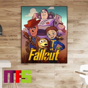 Fall Out x Toy Story There’s A Radroach In My Boot Fan Art Home Decor Poster Canvas