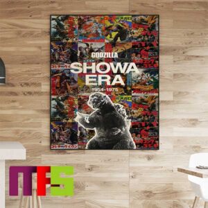 Godzilla Show A Era 1954-1975 Home Decor Poster Canvas