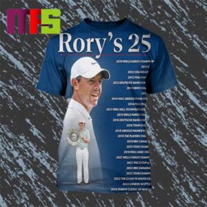 Rory McIlroy resume Is Stacking Up 25 Championship Winners All Over Print Shirt