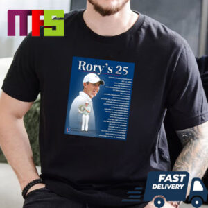 Rory McIlroy resume Is Stacking Up 25 Championship Winners Classic T-Shirt