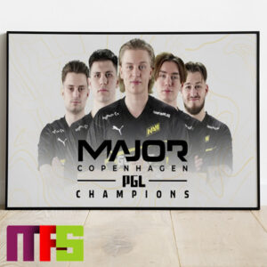 The First PGL CS2 Major Copenhagen 2024 Champions Navi Born To Win Home Decoration Poster Canvas