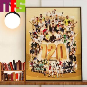 120 Years 1904-2024 Foundation Of FIFA In Paris Official Poster Home Decorations Wall Art Poster Canvas 120 Years 1904-2024 Foundation Of FIFA In Paris Official Poster Home Decorations Wall Art Poster Canvas