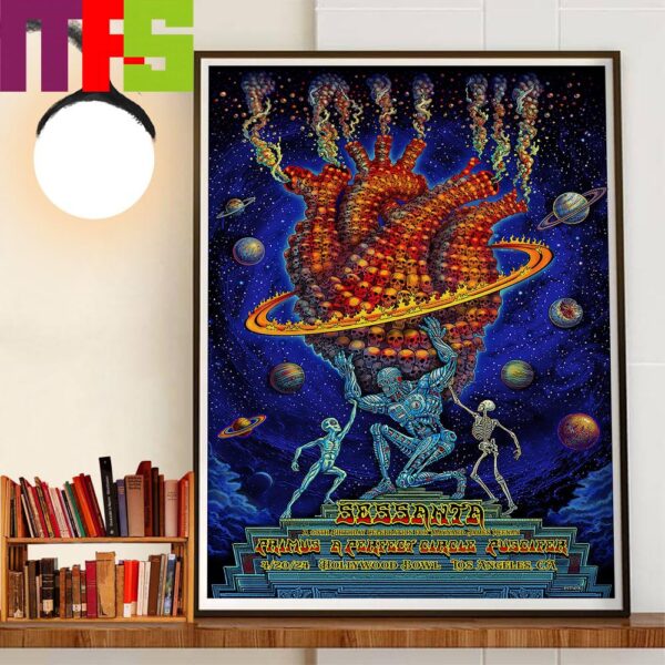 A 60th Birthday Celebration For Maynard James Keenan Sessanta Poster At The Hollywood Bowl Los Angeles CA April 20th 2024 Wall Decor Poster Canvas