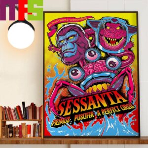 A 60th Birthday Celebration For Maynard James Keenan Sessanta Poster At The Red Rocks Amphitheatre Morrison CO April 25th 2024 Wall Decor Poster Canvas A 60th Birthday Celebration For Maynard James Keenan Sessanta Poster At The Red Rocks Amphitheatre Morrison CO April 25th 2024 Wall Decor Poster Canvas