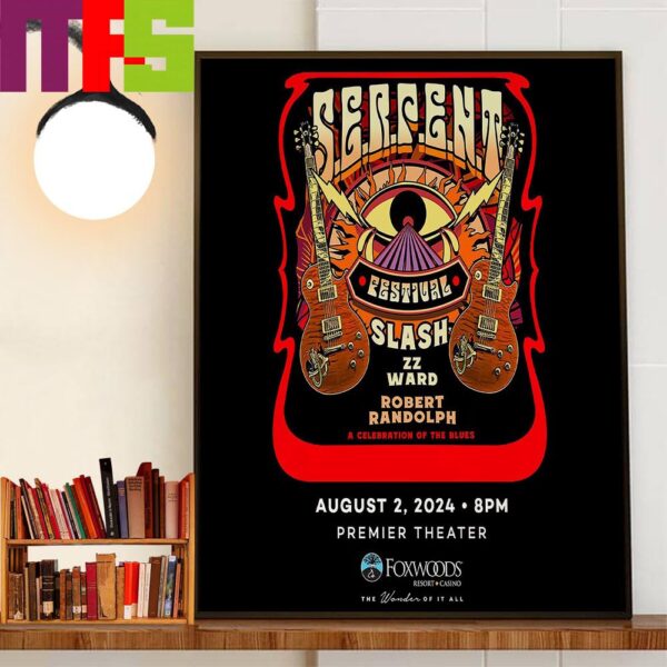 A Celebration Of The Blues Slash Serpent Festival 2024 At Premier Theater August 2nd 2024 Home Decoration Poster Canvas