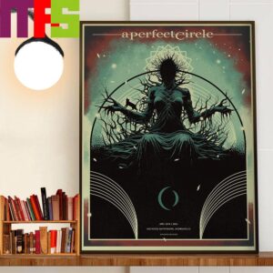 A Perfect Circle Poster At The Red Rocks Amphitheatre Morrison CO April 26th 2024 Wall Decor Poster Canvas A Perfect Circle Poster At The Red Rocks Amphitheatre Morrison CO April 26th 2024 Wall Decor Poster Canvas
