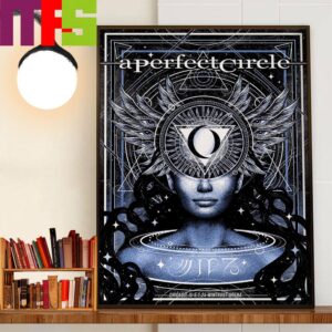 A Perfect Circle Poster At The Wintrust Arena Chicago IL May 1st 2024 Wall Decor Poster Canvas A Perfect Circle Poster At The Wintrust Arena Chicago IL May 1st 2024 Wall Decor Poster Canvas