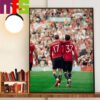 Alejandro Garnacho As Cristiano Ronaldo Goal For Manchester United In FA Cup Wall Art Decor Poster Canvas