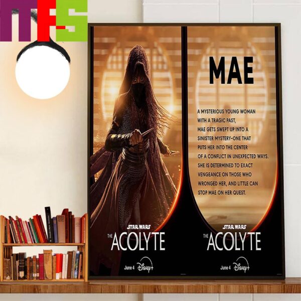 Amandla Stenberg As Mae In Star Wars The Acolyte Wall Art Decor Poster Canvas