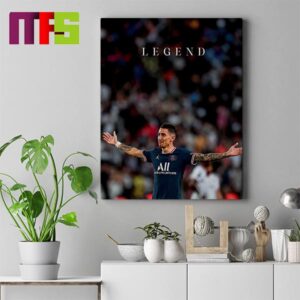 Angel Di Maria A Paris Saint-Germain Legend Home Decor Poster Canvas