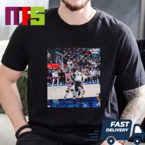 Anthony Edwards Dunk In Game 3 Minnesota Timberwolves vs Dallas Maverick The Western Conference Finals 2024 NBA Playoffs Essential T-Shirt