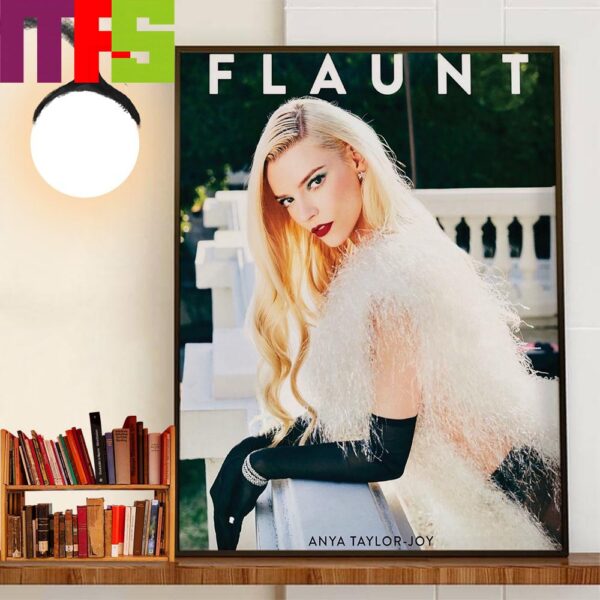 Anya Taylor-Joy On Cover Of Flaunt Magazine For The Latest Issue Wall Art Decor Poster Canvas