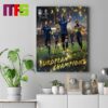 Congratulation Atalanta Champion UEFA Europa League Home Decor Poster Canvas