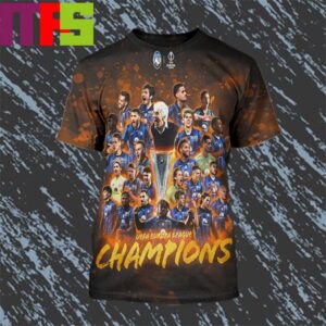 Atalanta The Champions UEFA Europa League Win First Trophy In 61 Years All Over Print Shirt