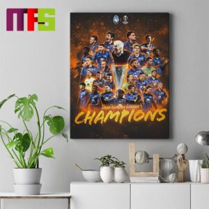 Atalanta The Champions UEFA Europa League Win First Trophy In 61 Years Home Decor Poster Canvas