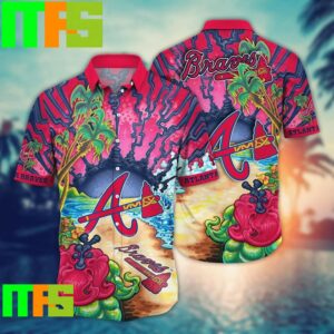 Atlanta Braves Beer Gardenstime Hawaiian Shirt Gifts For Men And Women Hawaiian Shirt