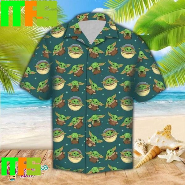Baby Yoda Aloha For Summer Star Wars Magic To Your Vacation Wardrobe Hawaiian Shirt Gifts For Men And Women Hawaiian Shirt