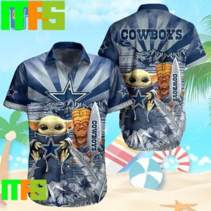 Baby Yoda Cowboys Ready For Hawai Beach Day Hawaiian Shirt Gifts For Men And Women Hawaiian Shirt