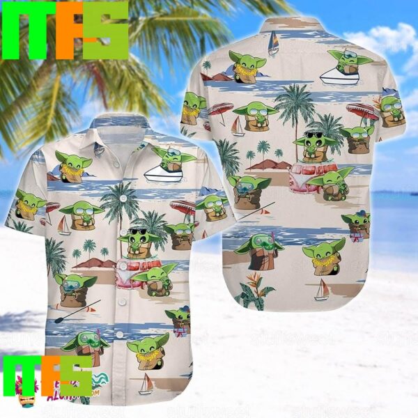 Baby Yoda Disney Summer Party Beach Hawaiian Shirt Gifts For Men And Women Hawaiian Shirt