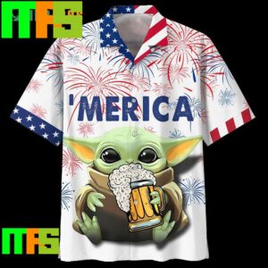 Baby Yoda Drink Beer Star Wars Hawaiian Shirt Gifts For Men And Women Hawaiian Shirt