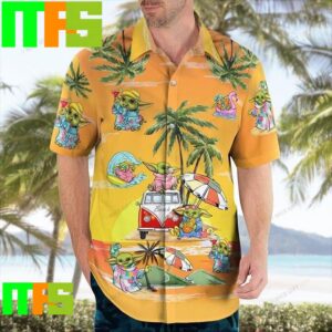 Baby Yoda Galactic Adventure Vibrant Hawaiian Shirt Gifts For Men And Women Hawaiian Shirt