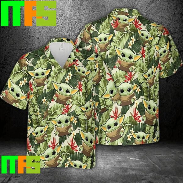 Baby Yoda Galactic Hawaiian Shirt Gifts For Men And Women Hawaiian Shirt