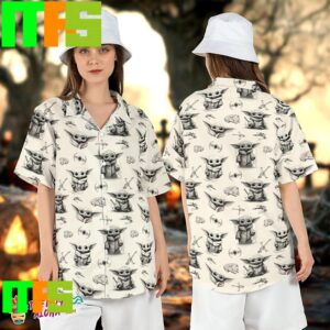 Baby Yoda Mandalorian Child Spaceships Star Wars Hawaiian Shirt Gifts For Men And Women Hawaiian Shirt