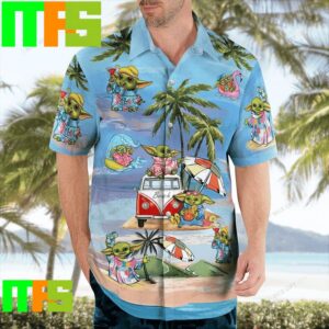 Baby Yoda Star Wars Custom Vivid Print Hawaiian Shirt Gifts For Men And Women Hawaiian Shirt