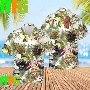 Baby Yoda Star Wars  Movies Gift For Fans Tropical Aloha Hawaiian Shirt Gifts For Men And Women Hawaiian Shirt