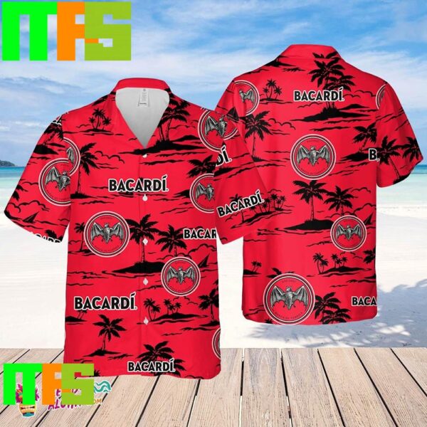 Bacardi Coconut Tree Tropical Beach Hawaiian Shirt Gifts For Men And Women Hawaiian Shirt