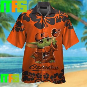 Baltimore Orioles Baby Yoda Tropical Hawaiian Shirt Gifts For Men And Women Hawaiian Shirt