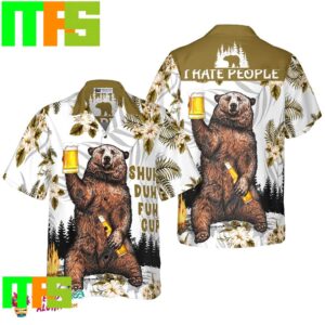 Bear Drinks Beer Hawaiian Shirt Gifts For Men And Women Hawaiian Shirt Bear Drinks Beer Hawaiian Shirt Gifts For Men And Women Hawaiian Shirt