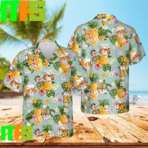 Beer And Pineapple Trendy Hawaiian Shirt Gifts For Men And Women Hawaiian Shirt