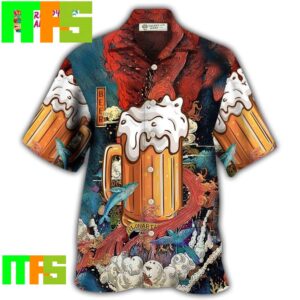 Beer And Sea Trendy Hawaiian Shirt Gifts For Men And Women Hawaiian Shirt