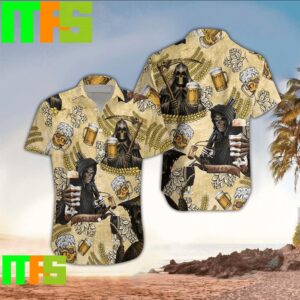 Beer And Skull Flowers Trendy Hawaiian Shirt Gifts For Men And Women Hawaiian Shirt
