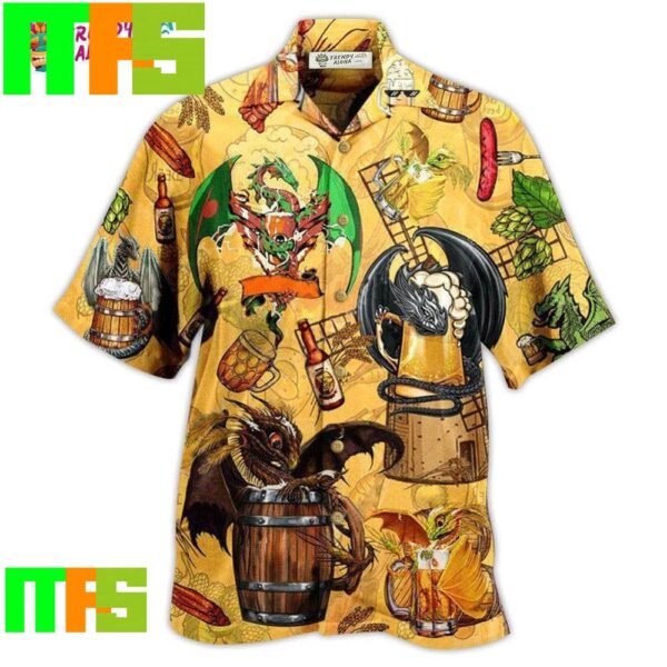 Beer Dragon Drunkgon Loves Beer Hawaiian Shirt Gifts For Men And Women Hawaiian Shirt