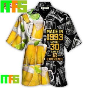 Beer Drinking Beer So Cool Made In 1993 Hawaiian Shirt Gifts For Men And Women Hawaiian Shirt
