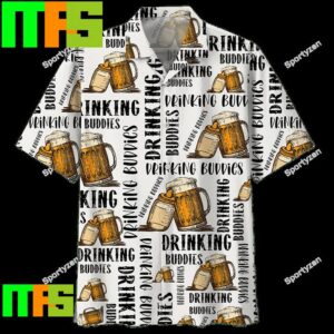 Beer Drinking Buddies White Hawaiian Shirt Gifts For Men And Women Hawaiian Shirt