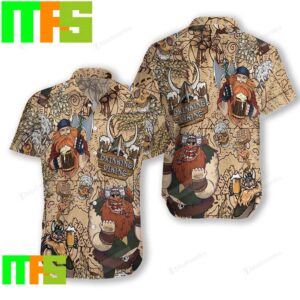Beer Drinking Viking Hawaiian Shirt Gifts For Men And Women Hawaiian Shirt