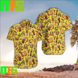 Beer Pub And Food Yellow Shirt Beer Hawaiian Shirt Gifts For Men And Women Hawaiian Shirt