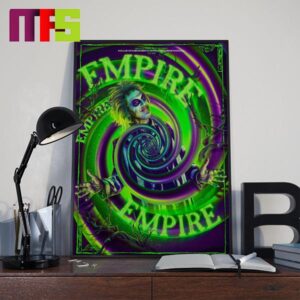 Beetlejuice Beetlejuice Empire Magazine Showtime July 2024 Home Decor Poster Canvas