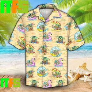 Beige Yoda Graphic Star Wars Trendy Gifts For Fans Perfect Gifts Hawaiian Shirt Gifts For Men And Women Hawaiian Shirt