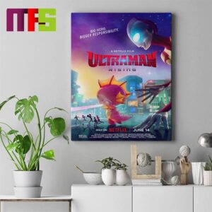 Big Hero Bigger Responsibilily Ultraman Rising A Netflix Film Offcial Poster