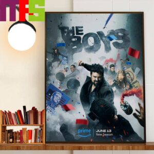 Billy Butcher In The Boys Season 4 Official Poster June 13rd 2024 Wall Decor Poster Canvas Billy Butcher In The Boys Season 4 Official Poster June 13rd 2024 Wall Decor Poster Canvas