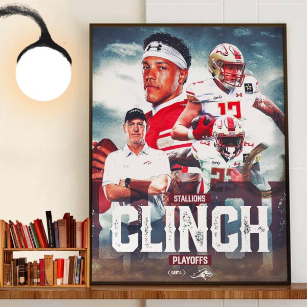 Birmingham Stallions Clinch A Spot In The USFL Conference Championship Game Wall Decor Poster Canvas